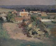 Theodore Robinson The Red House oil painting